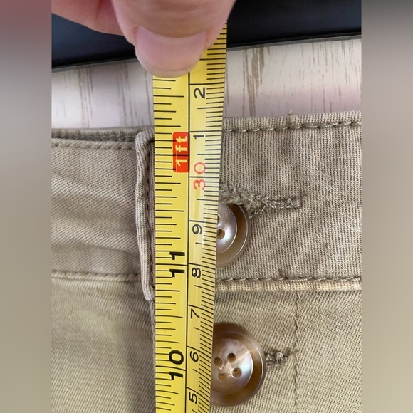 TRIBAL Audrey Hugging Button Fly Wide Leg Pant Olive Khaki Sz 16 NWT - Picture 10 of 15